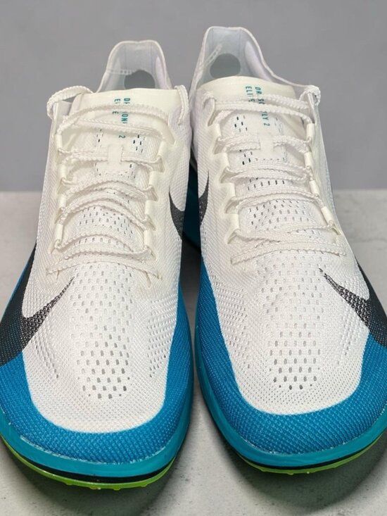 Men Size Nike  ZoomX Dragonfly 2 Elite Track Spikes FZ9315-102 White Sz 12 main image 7
